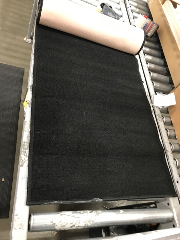 Photo 1 of 12' RUG RUNNER BLACK 