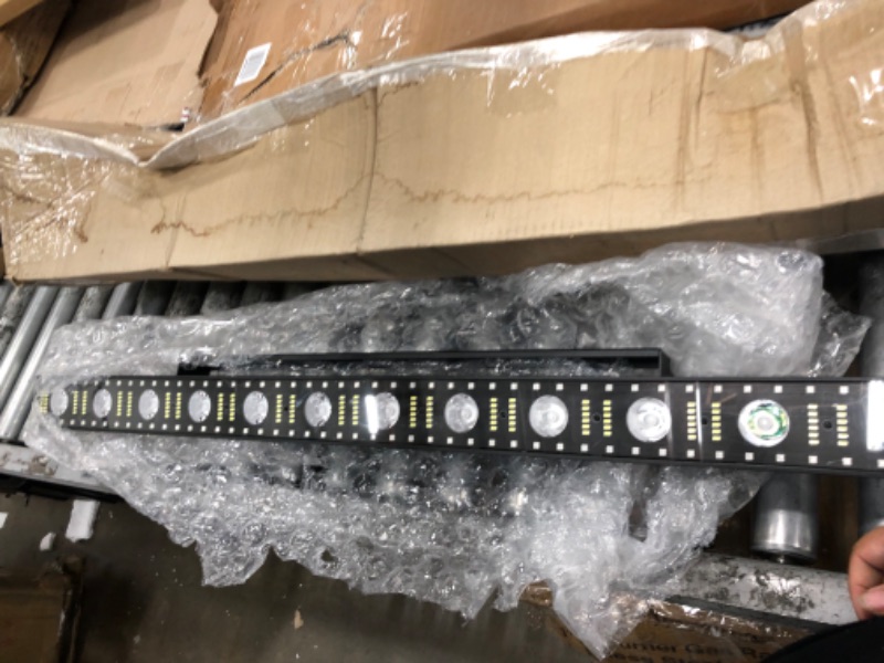Photo 1 of 120W Beam Wash Strobe Matrix, 3 in 1 LED Stage Light Effect Bar DJ Party Show, Wall Wash Bar Light DMX Stage Color RGB Mixing Strip Light Disco Party Show Lamp
