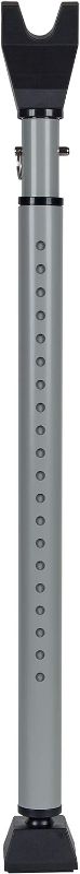 Photo 1 of  Adjustable 2-in-1 Door Security Bar, Door Stop Bar Secures Onto Door Knob, Strong Scratch-Proof Grip, Steady Against Floor, Removable Door Knob Top For Sliding Door Use, Portable & Easy to Use