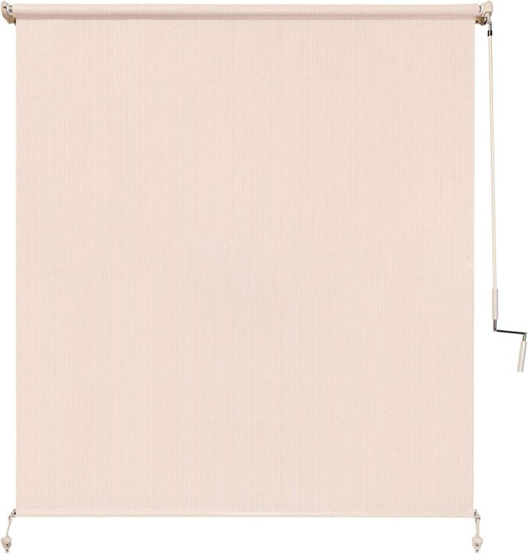 Photo 1 of *USED* *STOCK PHOTO*  Coolaroo 474829 Outdoor Roller Shade, (6' W X 8' L), Pebble
