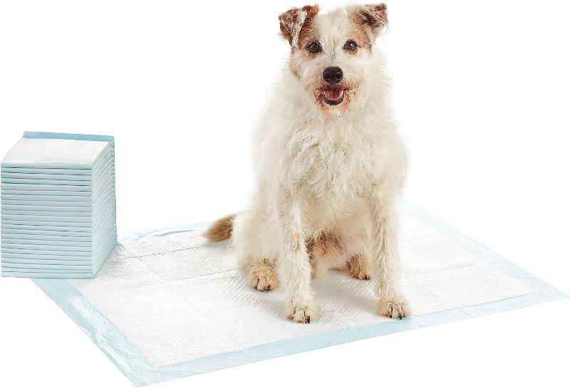 Photo 1 of  Dog and Puppy Pee Pads with 5-Layer Leak-Proof Design and Quick-Dry Surface for Potty Training, Heavy Duty Absorbency, 