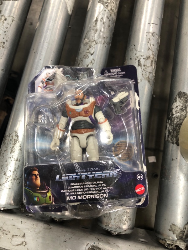 Photo 2 of Disney Pixar Lightyear Space Ranger Alpha Mo Morrison Authentic Action Figure 5 Inch Scale witth 14 Posable Joints, Movie Collectible 4 Years & Up