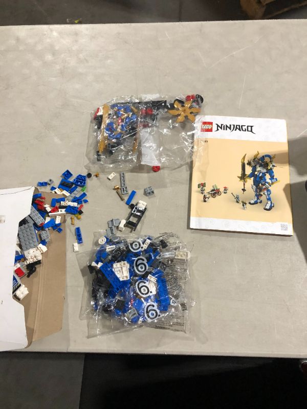 Photo 1 of ***FOR PARTS - MISSING PIECES - SEE NOTES***
LEGO NINJAGO Jay’s Titan Mech 71785