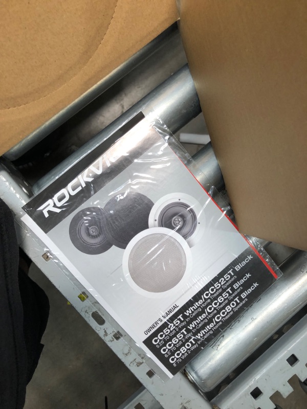Photo 1 of Rockville 2 CC65T White 6.5" Commercial 70v Ceiling Speakers for Restaurant 6.5” White