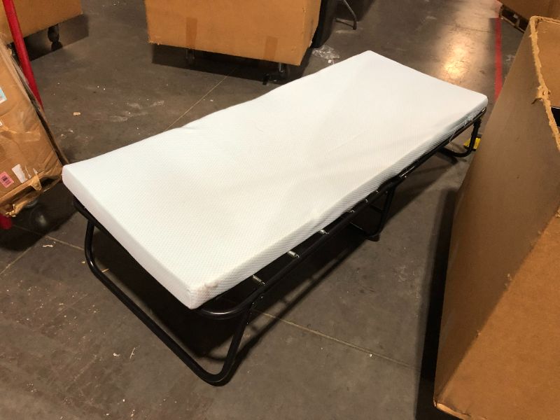 Photo 1 of **See Notes**
Simmons Beautysleep Folding Guest Bed with Memory Foam Mattress, Twin