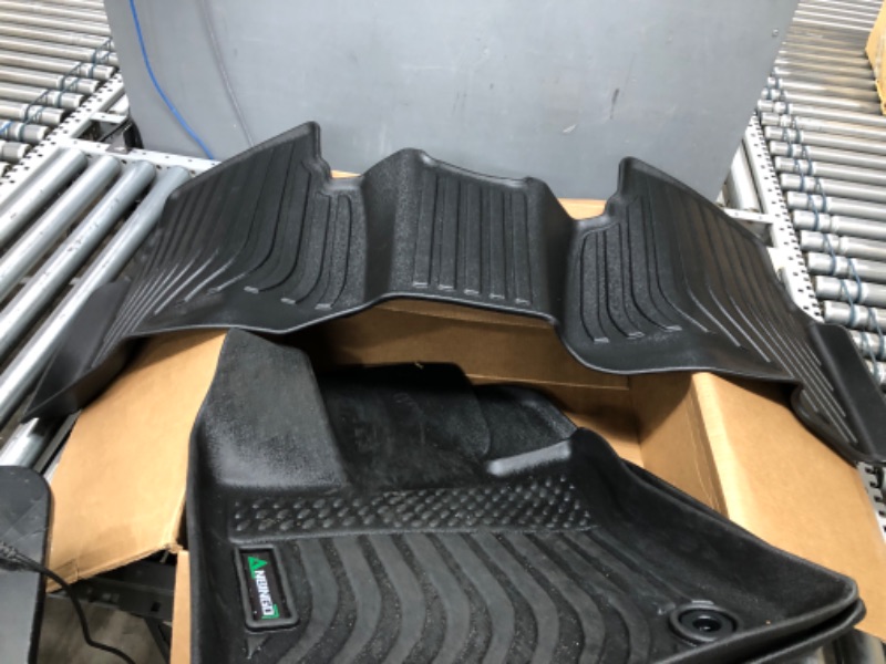 Photo 2 of ANBINGO Floor Mats Custom for Honda Accord 2023?Hybrid?Sport Hybrid?EX-L Hybrid?Sport-L Hybrid?Touring Hybrid? LX?EX Waterproof All Weather Car Mats Guard Liners Front & Rear Row -Black ACCORD 2023 floor mats