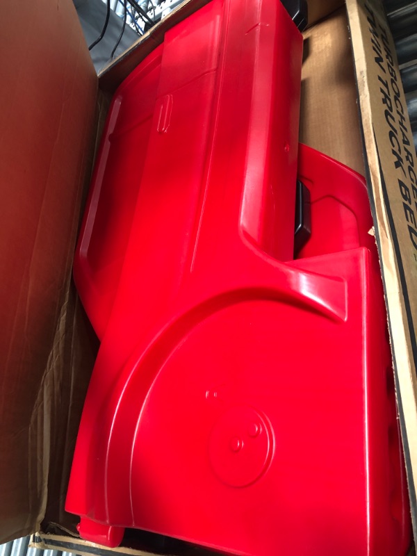 Photo 2 of "BOX 1 OF 3" Step2 Turbocharged Truck Bed, Red, Twin