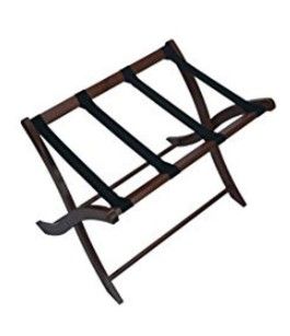 Photo 1 of (USED) Winsome Wood Luggage Rack, Walnut + Winsome 92436 Luggage Rack with Shelf_Bundle