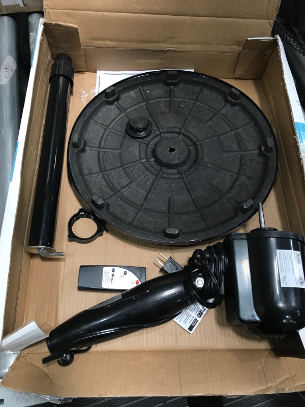 Photo 4 of **USED**
BLACK+DECKER 16 Inches Stand Fan with Remote Black 16"