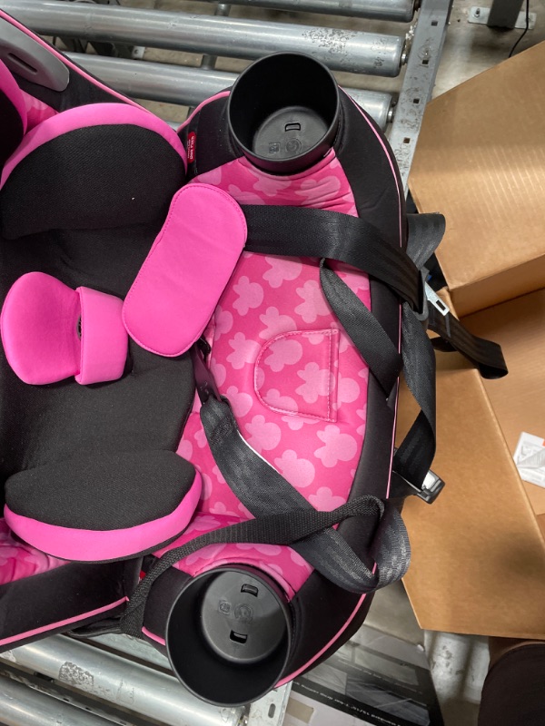 Photo 1 of **USED**
Disney Baby Grow and Go All-in-One Convertible Car Seat, Rear-facing 5-40 pounds, Forward-facing 22-65 pounds, and Belt-positioning booster 40-100 pounds, Simply Minnie