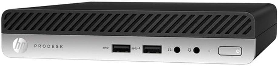 Photo 1 of HP ProDesk 400 G4 Mini Desktop Computer, 2.1 GHz Intel Core i5-8500T Six-Core, 8GB RAM, SSD 256GB Windows 10 Pro (4BC39UT#ABA)
