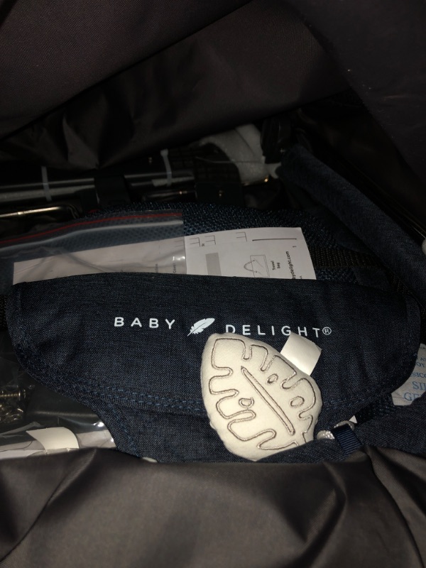 Photo 1 of Baby Delight Alpine Deluxe Portable Bouncer, Infant, 0 – 6 Months, Quilted Indigo