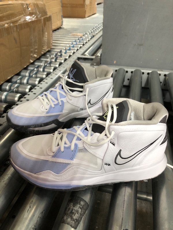 Photo 2 of Nike Kyrie Infinity 1 World 1 People DO9614-800 Safety Orange/Gorge Green/Sesame/Black Men's Basketball Shoes 12 White/Light Marine/Medium Blue/Iron Grey