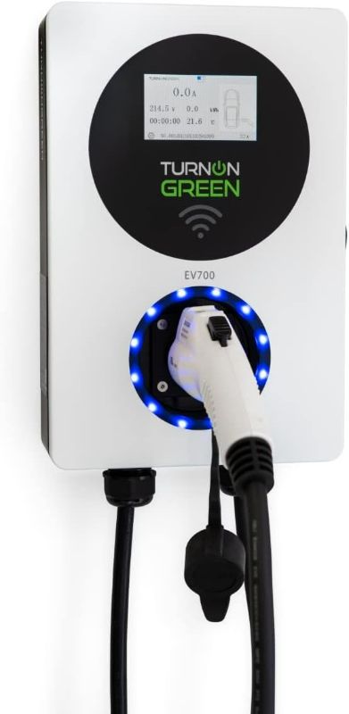 Photo 1 of Autel Home Smart Electric Vehicle (EV) Charger up to 50Amp, 240V, Indoor/Outdoor Car Charging Station with Level 2, Wi-Fi and Bluetooth Enabled EVSE, 25-Foot Cable,Hardwired
