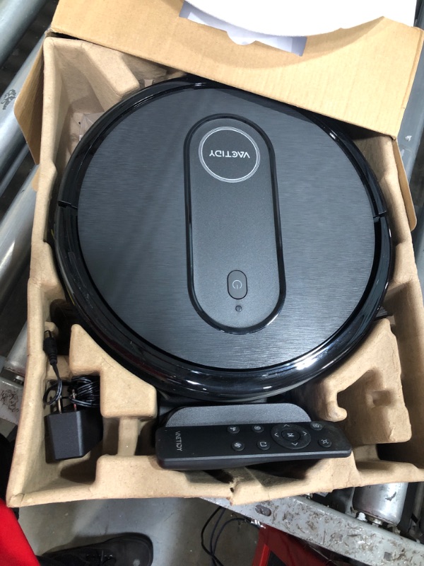 Photo 2 of Vactidy Nimble T7 Robot Vacuum and Mop Combo, WiFi/App/Alexa/Siri Control, Robotic Vacuum Cleaner with Schedule, 2 in 1 Watertank & Dustbin, Self-Charging, Slim, Ideal for Hard Floor, Pet Hair, Carpet
