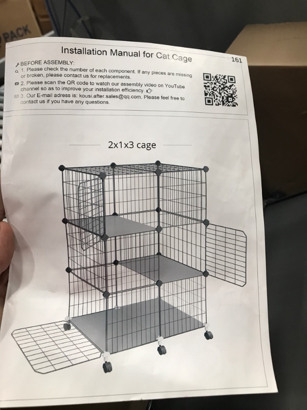 Photo 1 of 2x1x3 cage 3 tier