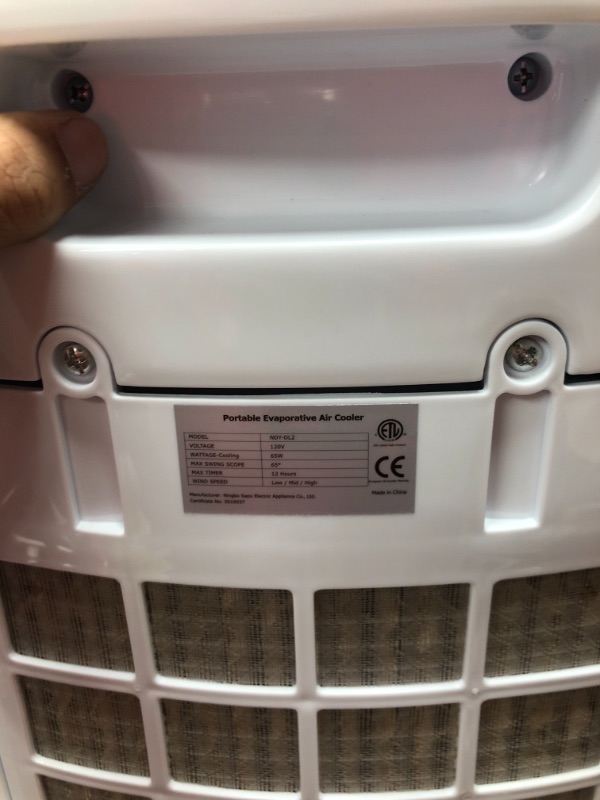 Photo 3 of Portable Air Conditioners[ 2023 Newest], 3 IN 1Air Conditioner Portable for Room, 65° Oscillation Swamp Cooler with 3 Wind Speeds, 4 Modes, 6 Ice Packs,12H Timer, Remote, Portable AC for Office Home
