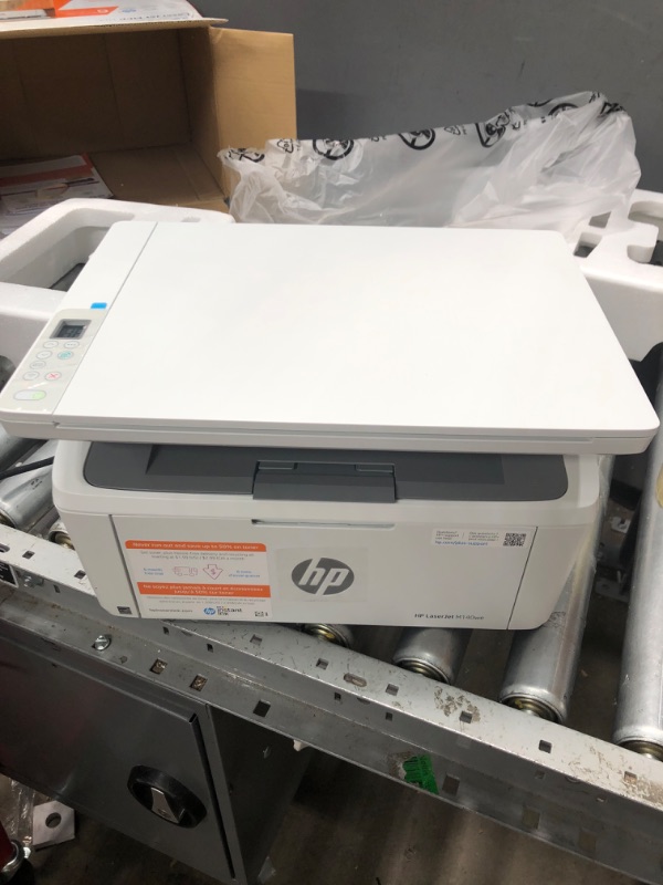 Photo 3 of HP LaserJet MFP M140we All-in-One Wireless Black & White Printer with HP+ and Bonus 6 Months Instant Ink (7MD72E) New Version: HP+, M140we