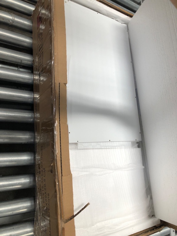 Photo 1 of Knowlife Console Table with Drawers & Cabinet, Console Table with Storage, Modern Console Table for Entryway Hallway Living Room, White