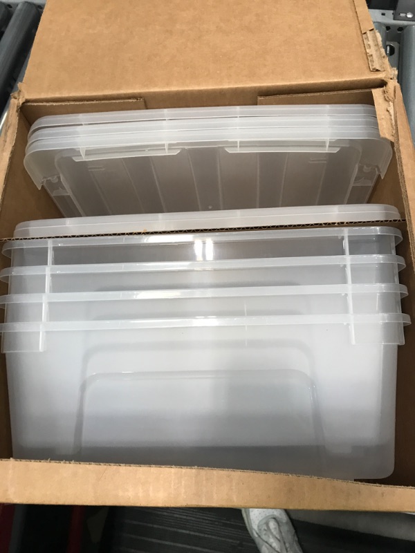 Photo 1 of 4 pack of iris storage containers 