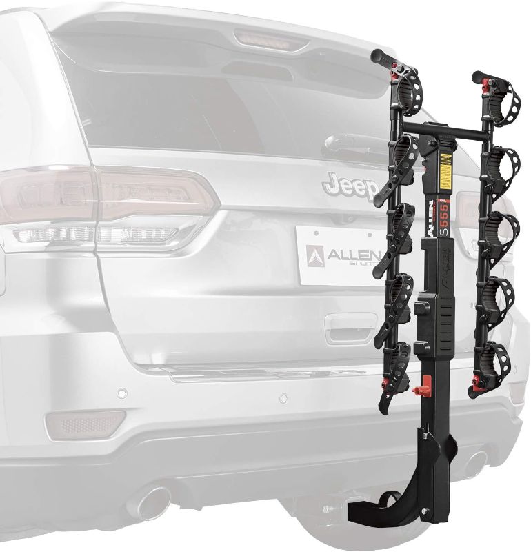 Photo 1 of Allen Sports Premier Hitch Mounted 5-Bike Carrier, Model S555, Black 