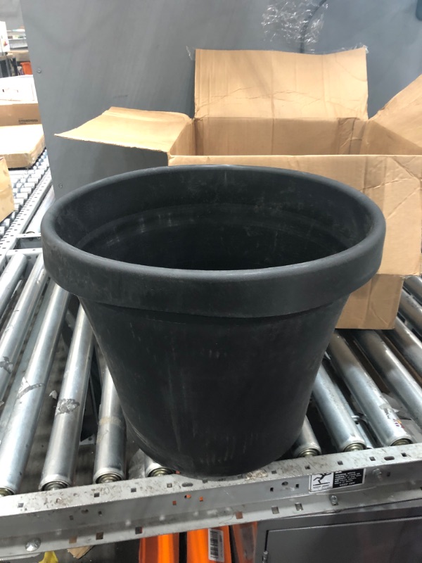 Photo 2 of Bloem Terra Pot 16" Planter - Black