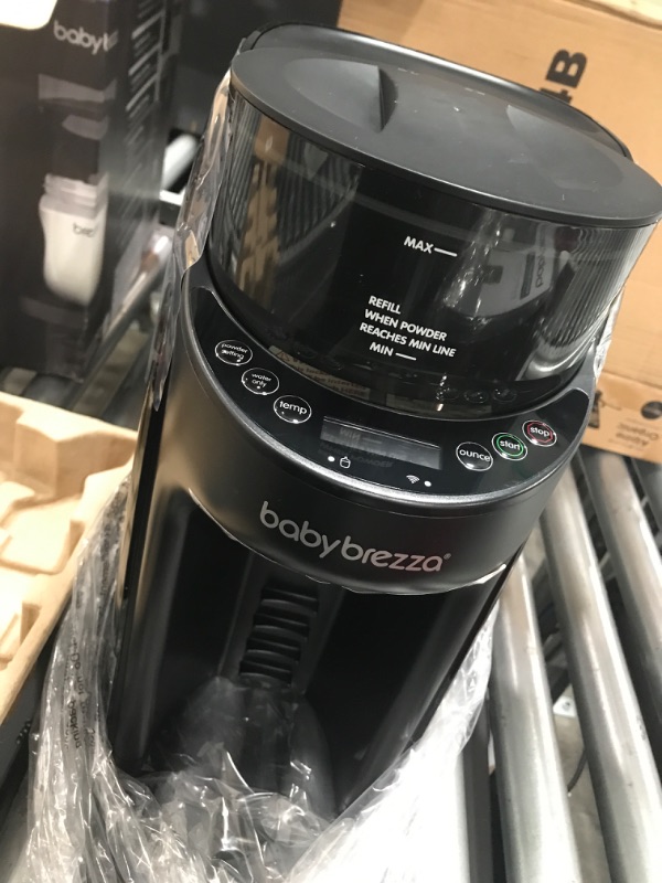 Photo 3 of Baby Brezza Formula Pro Mini Baby Formula Maker – Small Baby Formula Mixer Machine Fits Small Spaces and is Portable for Travel– Bottle Makers Makes The Perfect Bottle for Your Infant On The Go Advanced, WiFi