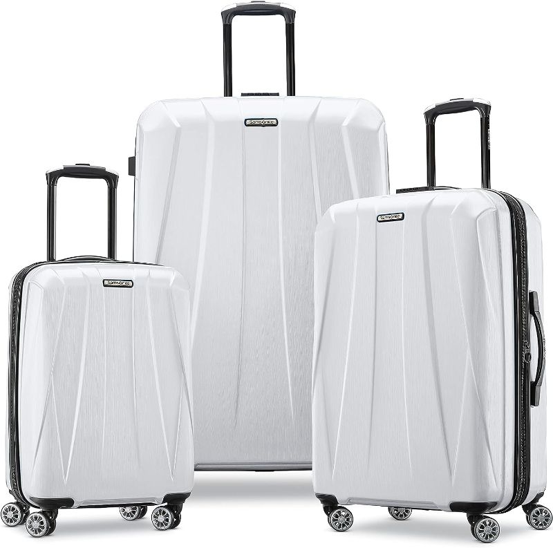 Photo 1 of **SEE NOTES**
Samsonite Centric 2 Hardside Expandable Luggage with Spinners | White | 3PC  (CO/MED/LG SPR)
