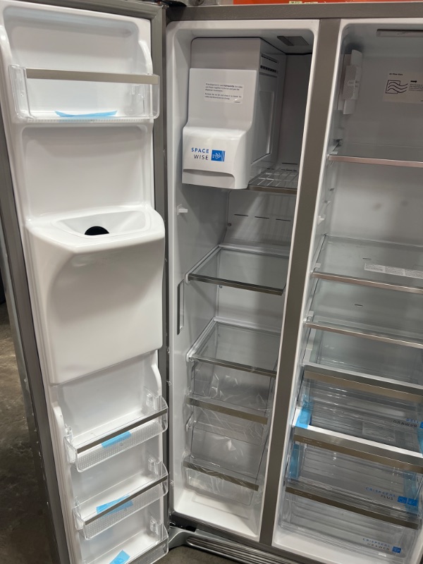 Photo 4 of Frigidaire Gallery 22.3-cu ft Counter-depth Side-by-Side Refrigerator with Ice Maker