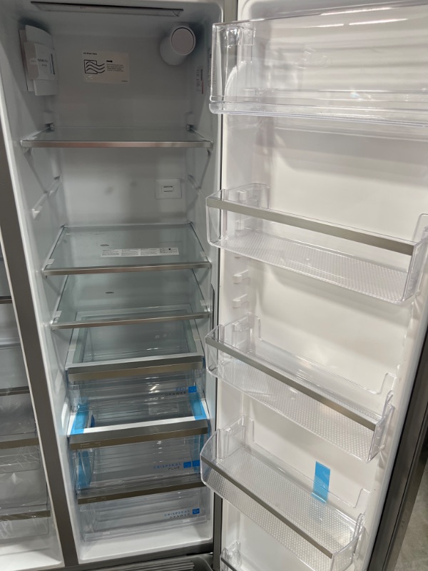 Photo 3 of Frigidaire Gallery 22.3-cu ft Counter-depth Side-by-Side Refrigerator with Ice Maker