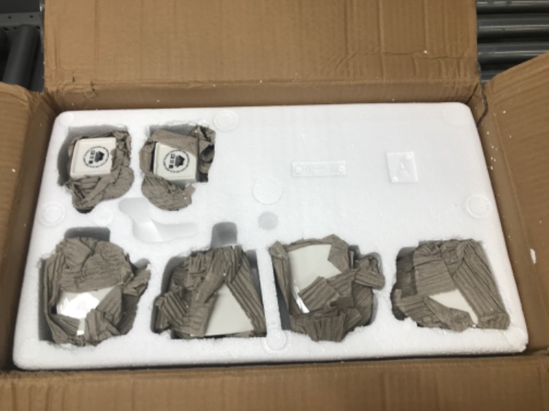 Photo 3 of MALACASA Ivory White Dinnerware Sets, 30-Piece Porcelain Square Dinnerware Set, Modern Dish Set with Plates and Bowls for Dessert, Salad and Pasta, Cup and Saucer, Dinnerware Sets for 6, Series Flora 30 Piece(Service for 6) Ivory White