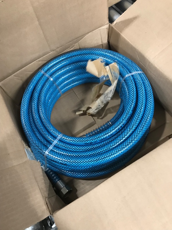 Photo 2 of Camco 50ft Premium Drinking Water Hose - Lead Free and Anti-Kink Design - 20% Thicker than Standard Hoses - Features a 5/8" Inner Diameter (21009)