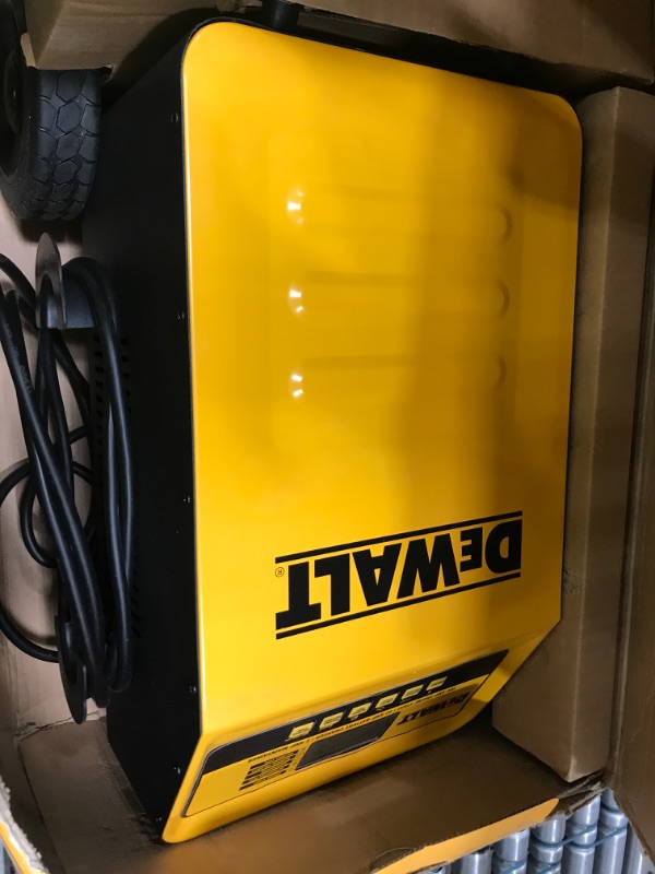 Photo 2 of DEWALT DXAEC200 DXAE200 Professional 40-Amp Rolling Battery Charger and 3-Amp Maintainer with 200-Amp Engine Start, Yellow