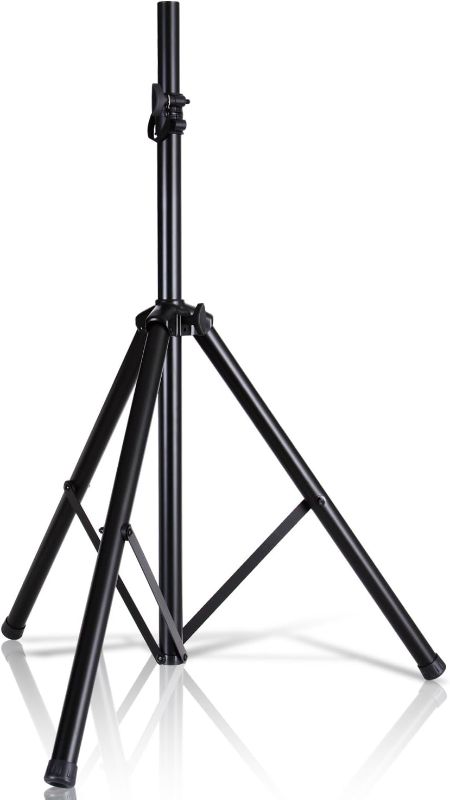 Photo 1 of 
PYLE-PRO Universal Speaker Stand Mount Holder - 6’ft Heavy Duty Tripod w/Telescoping Height Adjustment 40” to 71” 35mm Compatible In