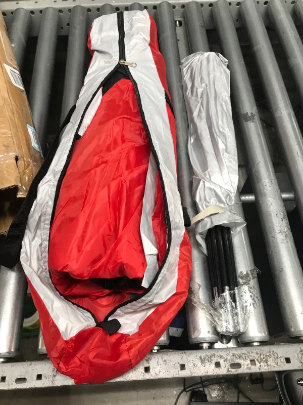 Photo 1 of 2-Person Dome Tent Collection - Water Resistant, Removable Rain Fly & Carry Bag- Easy Set Up-Great for Camping, Hiking & Backpacking by Wakeman Outdoors Red/Gray