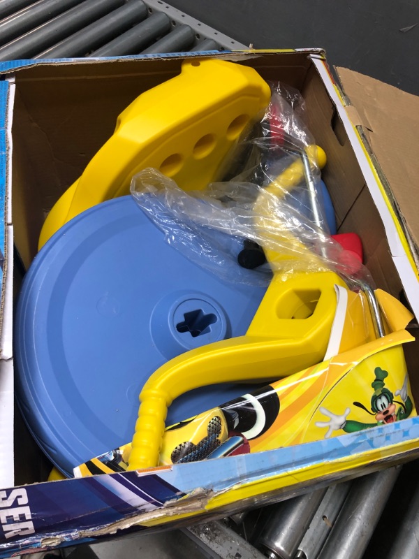 Photo 2 of Fly Wheels Mickey and The Roadster Racers 15" Junior Cruiser Ride-on, Ages 3-7, Yellow/Red/Blue, 20" W x 22.5" H x 32.83" L