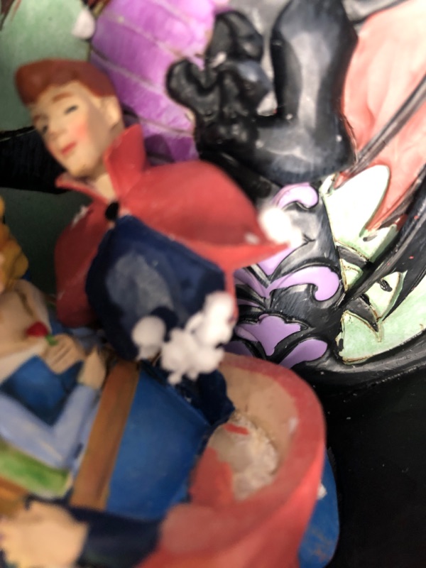 Photo 3 of Enesco Disney Traditions by Jim Shore Sleeping Beauty Maleficent Headdress Scene Figurine, 10.25 Inch, Multicolor