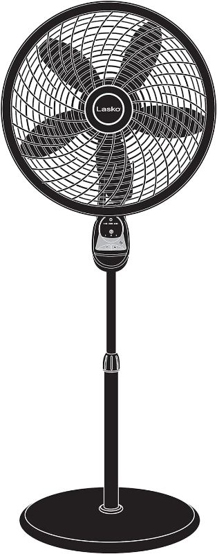 Photo 1 of [READ NOTES]
Lasko Elegance & Performance Pedestal Fan, 18 Inch, Black 1827 & 1820 18? Elegance & Performance Adjustable Pedestal