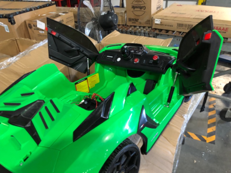 Photo 6 of *[FOR PARTS, READ NOTES]* Kidzone Kids 12V Electric Ride On Licensed Lamborghini Sian 