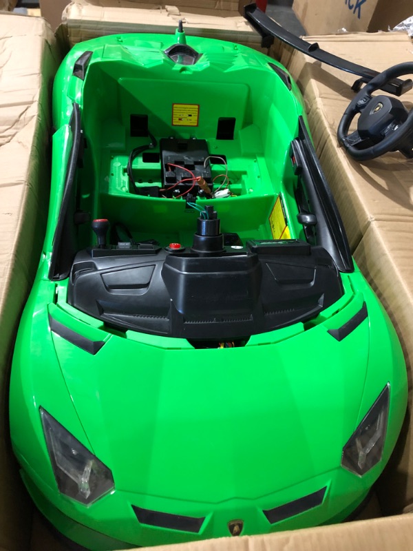 Photo 7 of *[FOR PARTS, READ NOTES]* Kidzone Kids 12V Electric Ride On Licensed Lamborghini Sian 