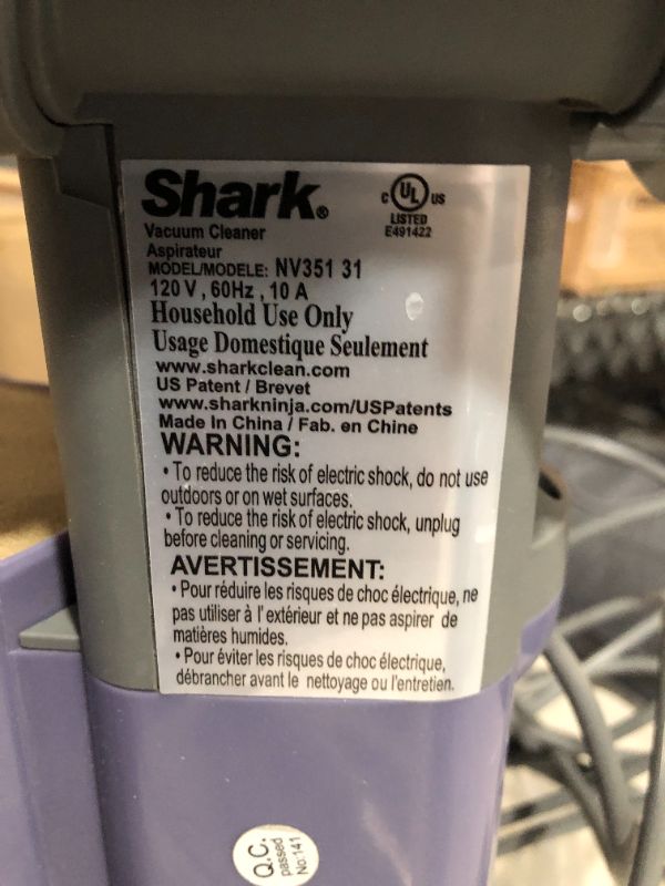 Photo 6 of ***USED - SEE NOTES***
Shark NV351 NV351C, Purple