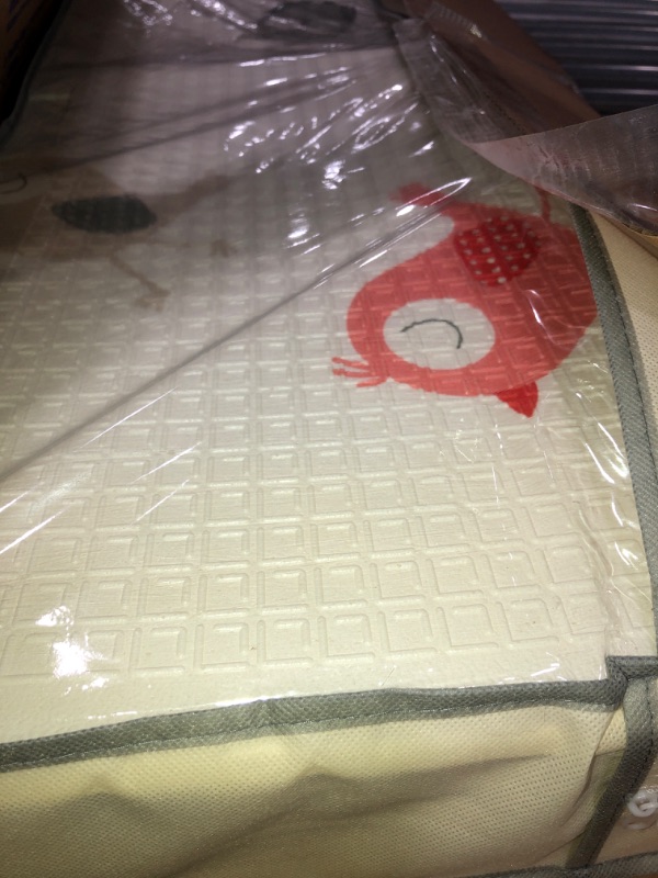 Photo 1 of 71" x 79" Extra Large Foldable Baby Play Mat?Romrol Upgraded Tear Foam Proof Crawling Mat with Travel Bag Suitable for Indoor and Outdoor Use?Waterproof Playmat Suitable for Babies,Toddlers, Infants