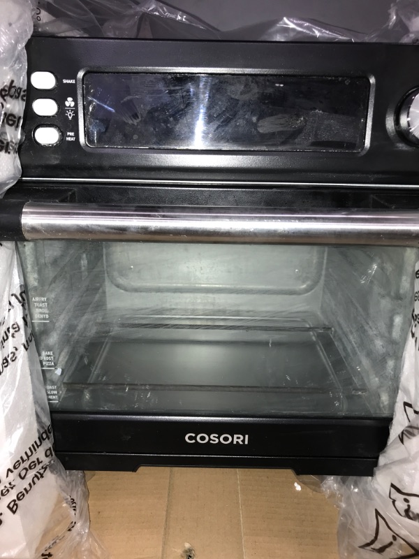 Photo 2 of **FOR PARTS ONLY** HAS ERROR CODE OPEN
Cosori Air Fryer Toaster Oven XL 26.4QT, 12-in-1, Roast, Bake, Broil, Dehydrator, Recipes & Accessories Included, Large Convection Countertop Oven