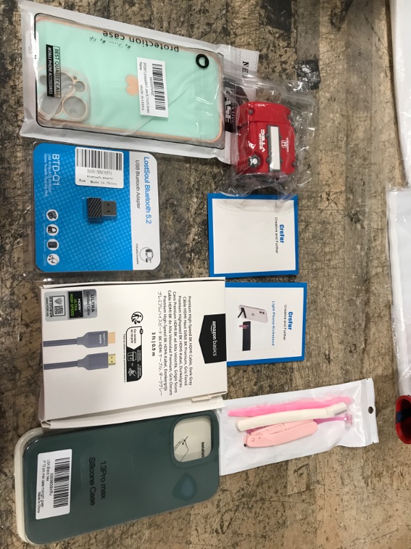 Photo 1 of 8 ITEMS PHONE CASE/EAR PHONE CASE/CHARGER/BEAUTY BUNDLE