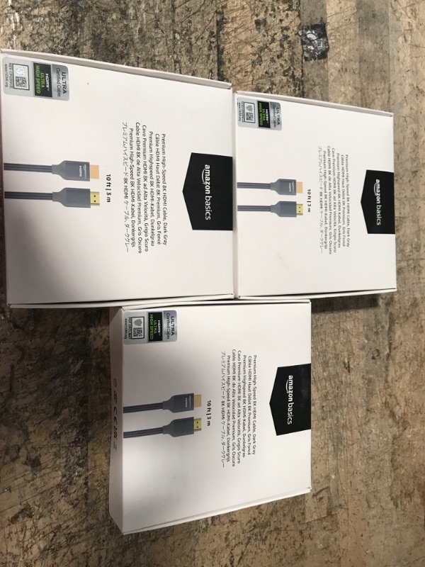 Photo 2 of 3 ITEMS Amazon Basics High-Speed HDMI Cable BUNDLE