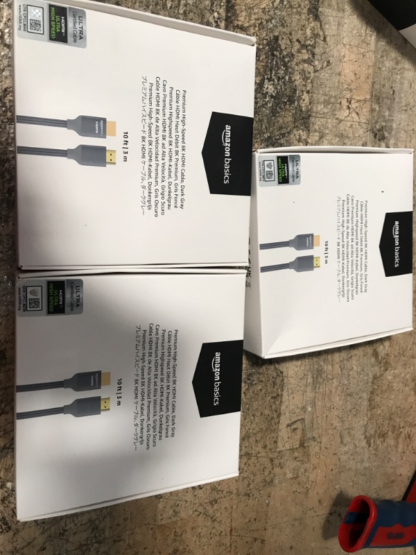 Photo 2 of 3 ITEMS Amazon Basics High-Speed HDMI Cable BUNDLE