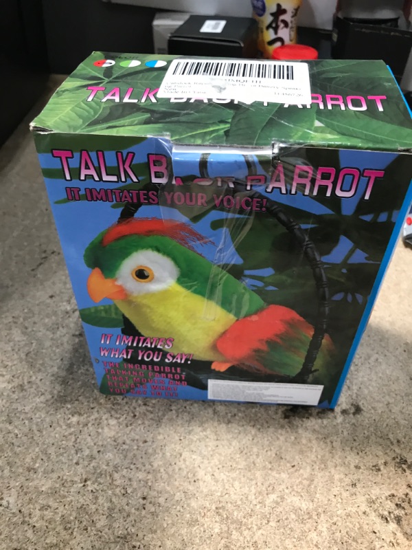 Photo 1 of Cabilock Home Decor Talking Birds 1PC Recording Talking Parrot Kids Educational Toy Electric Parrot (No Battery) Birthday Gift ation Home Decoration