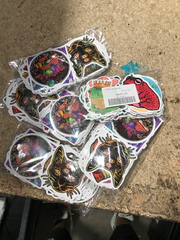 Photo 1 of 100 PCS Outer B-anks Graffiti Stickers, Waterproof for Decal, Luggage Laptop Scooter Water Bottle Stickers Kids Teen Adults Gifts--- 5 ITEMS 