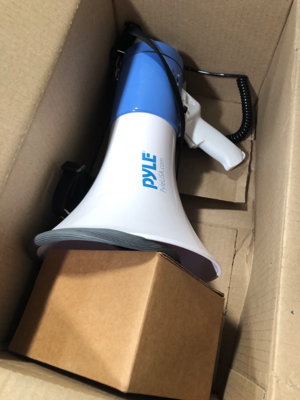 Photo 2 of Pyle Megaphone Speaker Pa Bullhorn with Built