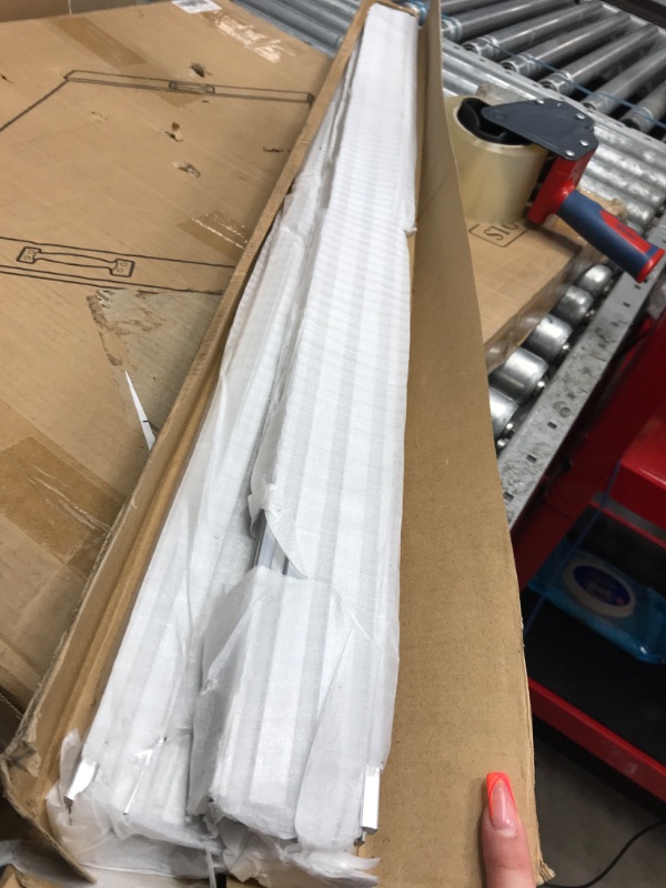 Photo 2 of 2PCS 20 Series T Slot 2060 Aluminum Extrusion Profile 39.4'',European Standard Anodized Linear Rail for 3D Printer Parts and CNC DIY 1000mm Silver(39.4inch) Silver 2PCS 1000mm(37.4'')